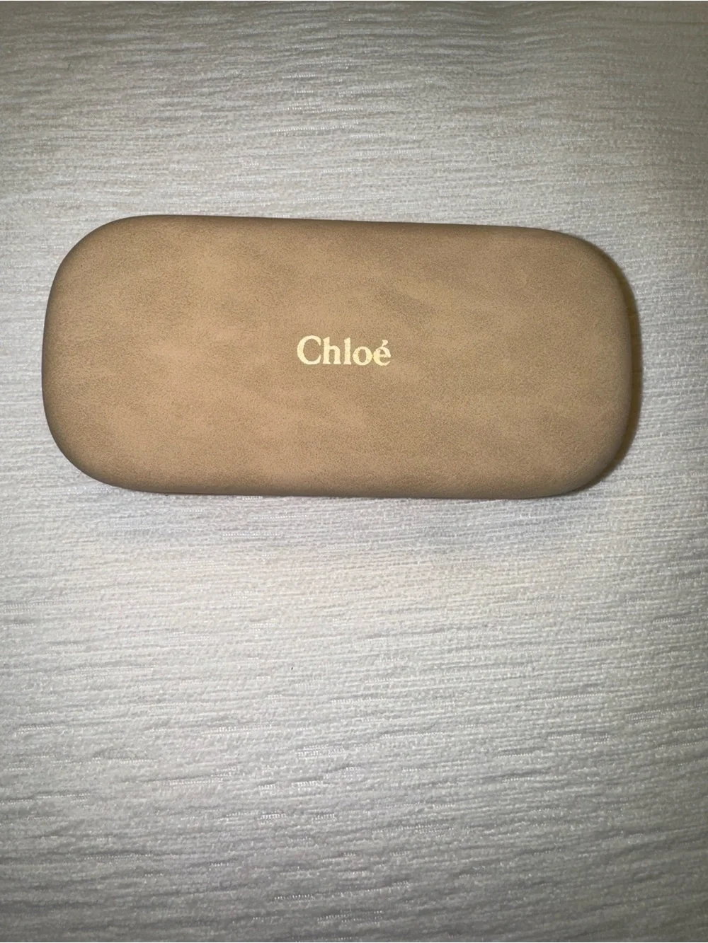 Chloé Designer Sunglasses Case – Neutral Beige Luxury Eyewear Case NEVER USED - Picture 1 of 5